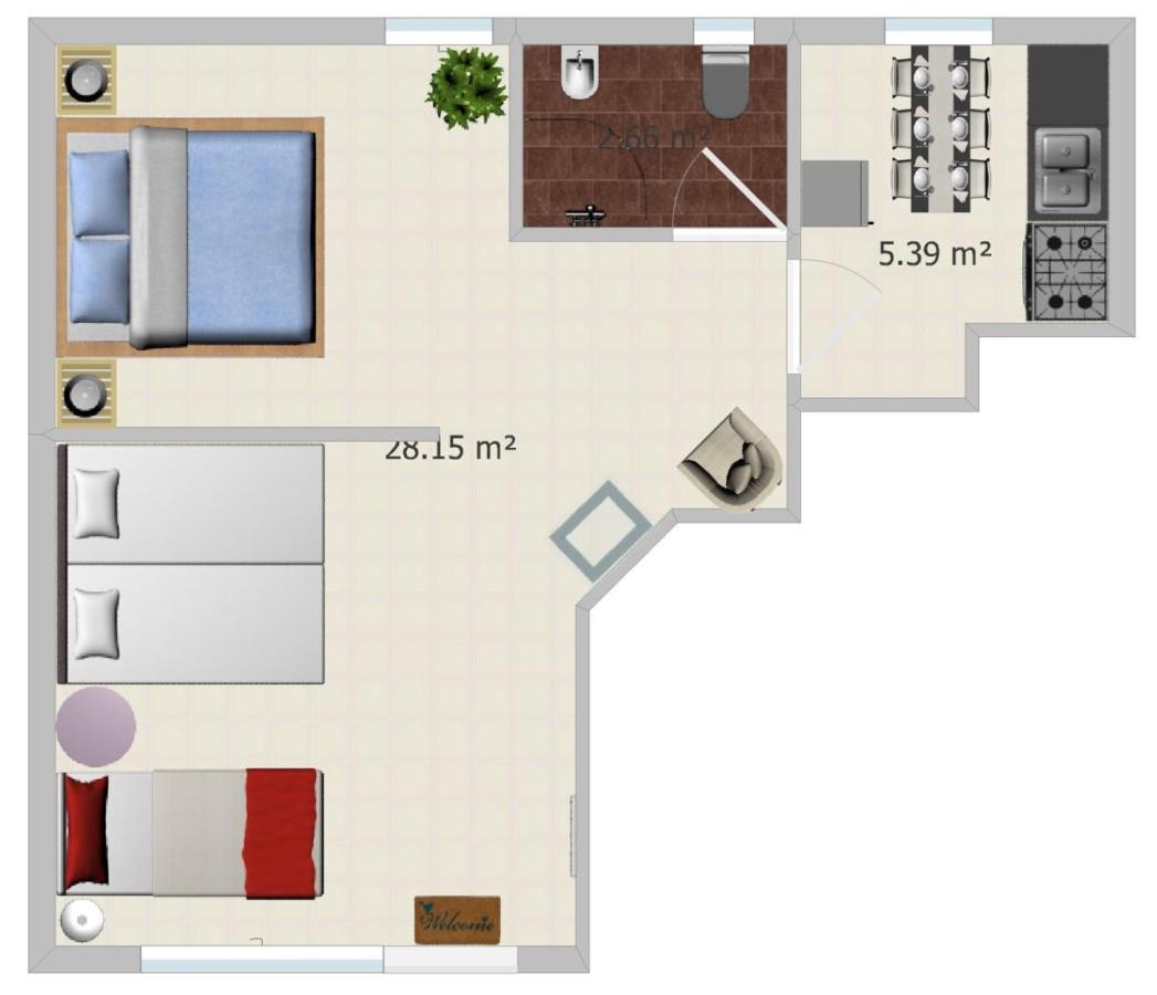 Gemuetliches J&L Apartment Nahe Des Hauptbahnhofes Baden-Baden Eksteriør bilde